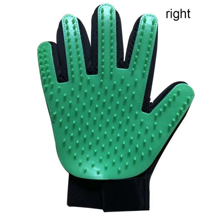 Pet Grooming Glove for Dogs and Cats - Deshedding Hair Remover and Massage Brush for Effective Cleaning and Care
