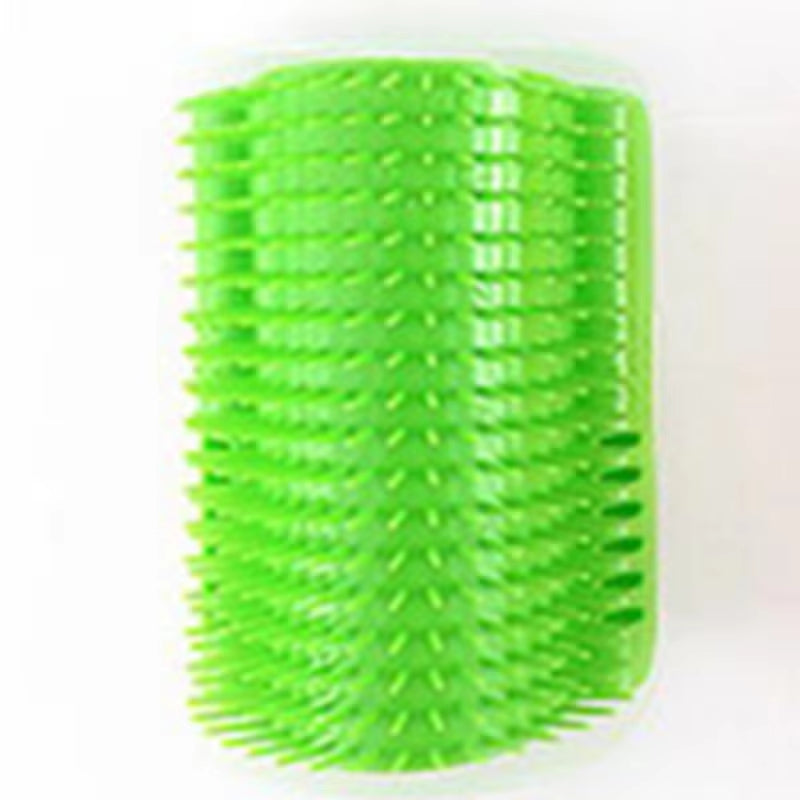 Cat Corner Scrubber Massager and Scratching Brush - Pet Grooming Supplies