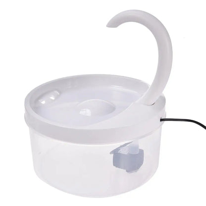 2L LED Blue Light USB-Powered Automatic Pet Water Fountain with Filtration System for Cats and Dogs