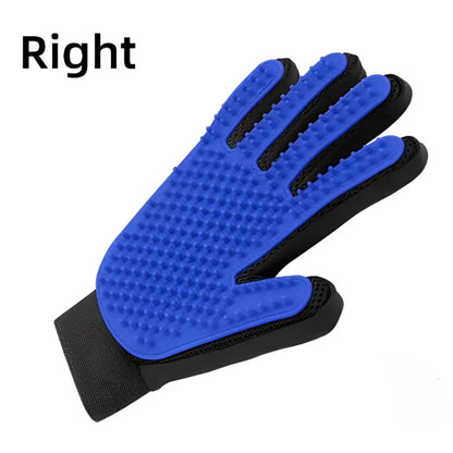 Pet Grooming Glove for Dogs and Cats - Deshedding Hair Remover and Massage Brush for Effective Cleaning and Care