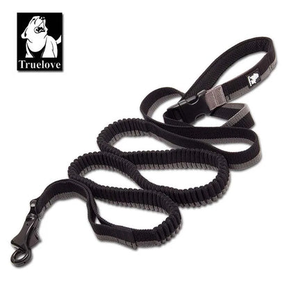Adjustable Nylon Elastic Bungee Leash for Dogs - Handheld and Waist-Worn for Running, Jogging, and Walking