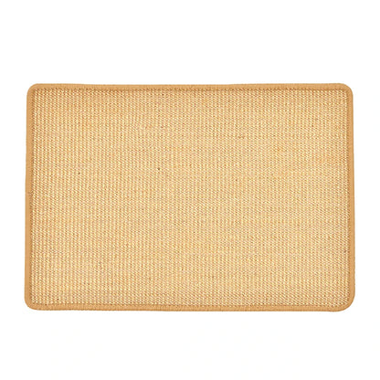 Sisal Cat Scratching Mat - Furniture Protector for Cats and Kittens