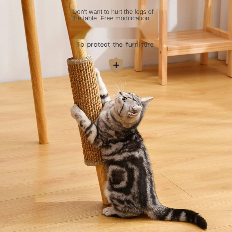 Sisal Cat Scratching Mat - Furniture Protector for Cats and Kittens