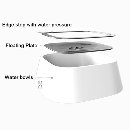 Floating Pet Water Bowl for Dogs and Cats - Splash-Free Design, Portable and Convenient Water Dispenser