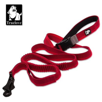 Adjustable Nylon Elastic Bungee Leash for Dogs - Handheld and Waist-Worn for Running, Jogging, and Walking