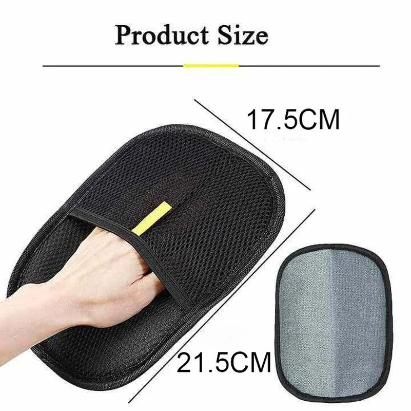 Pet Grooming Glove for Dogs and Cats - Deshedding Hair Remover and Massage Brush for Effective Cleaning and Care