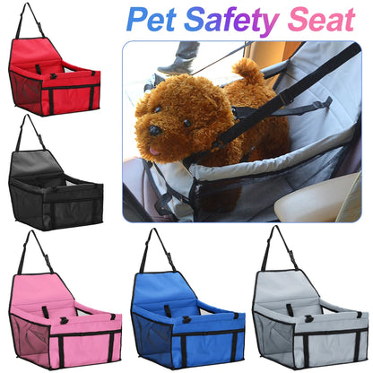 Waterproof Folding Pet Carrier Pad - Safe and Comfortable Dog and Cat Seat Bag for Car Travel