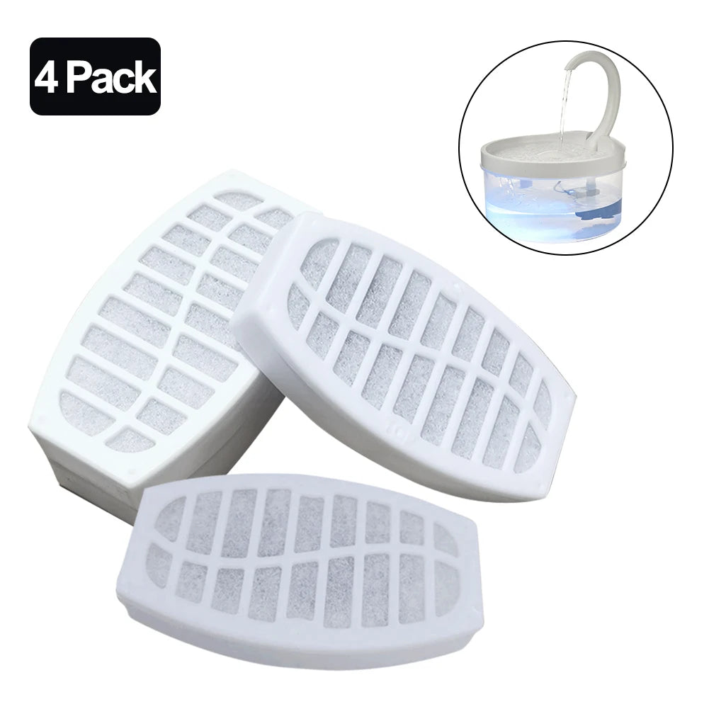 2L LED Blue Light USB-Powered Automatic Pet Water Fountain with Filtration System for Cats and Dogs