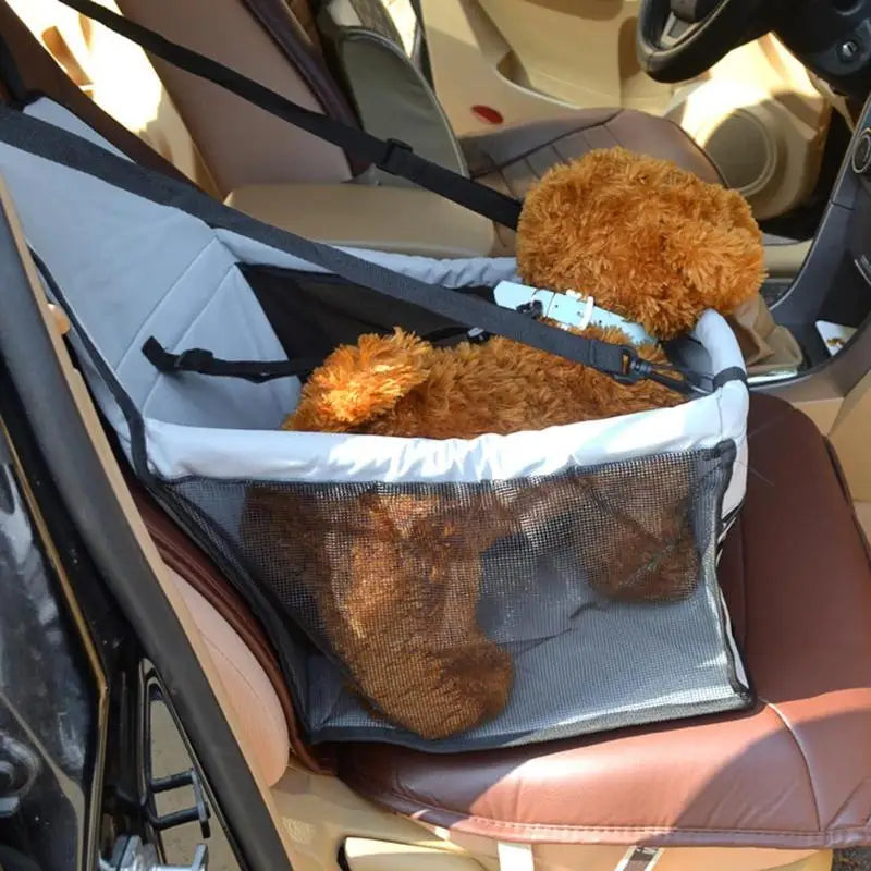 Waterproof Folding Pet Carrier Pad - Safe and Comfortable Dog and Cat Seat Bag for Car Travel