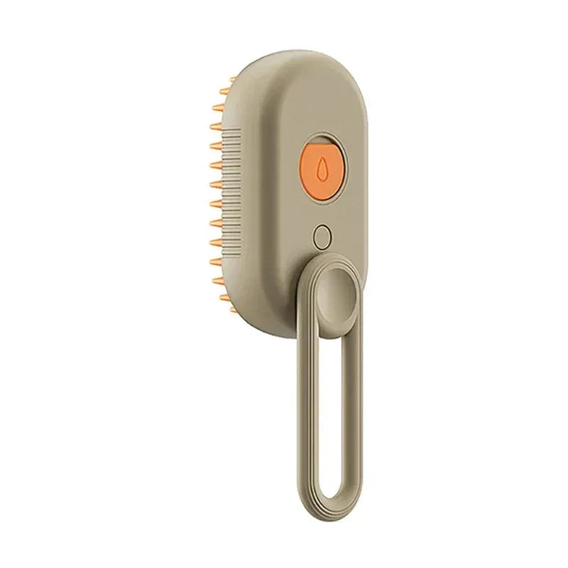 Electric Pet Grooming Steam Brush - 3-in-1 Water Spray Comb for Cats and Dogs, USB Rechargeable