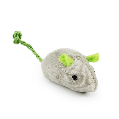 Set of 6 Plush Catnip Mice Toys for Cats and Kittens