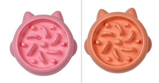 Slow Feeder Bowls for Dogs and Cats - Anti-Choking and Anti-Gulping Feeding Dish for Home Use