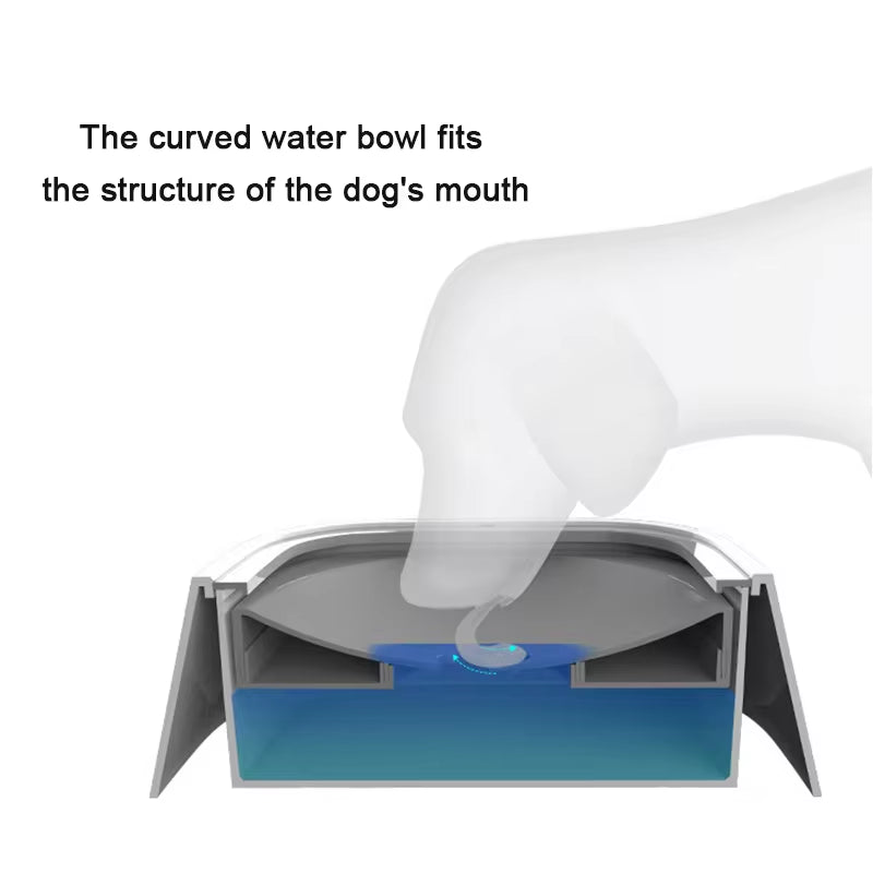 Floating Pet Water Bowl for Dogs and Cats - Splash-Free Design, Portable and Convenient Water Dispenser