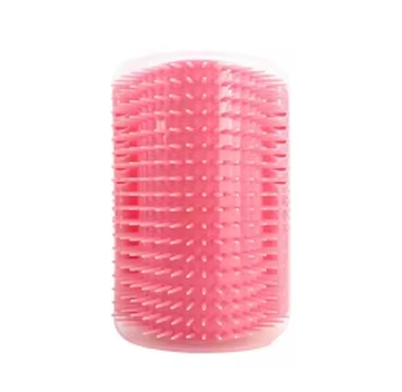 Cat Corner Scrubber Massager and Scratching Brush - Pet Grooming Supplies