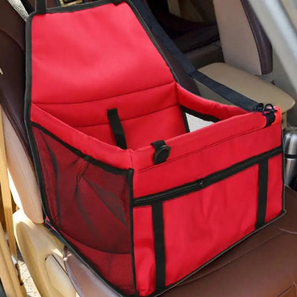 Waterproof Folding Pet Carrier Pad - Safe and Comfortable Dog and Cat Seat Bag for Car Travel