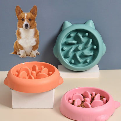 Slow Feeder Bowls for Dogs and Cats - Anti-Choking and Anti-Gulping Feeding Dish for Home Use
