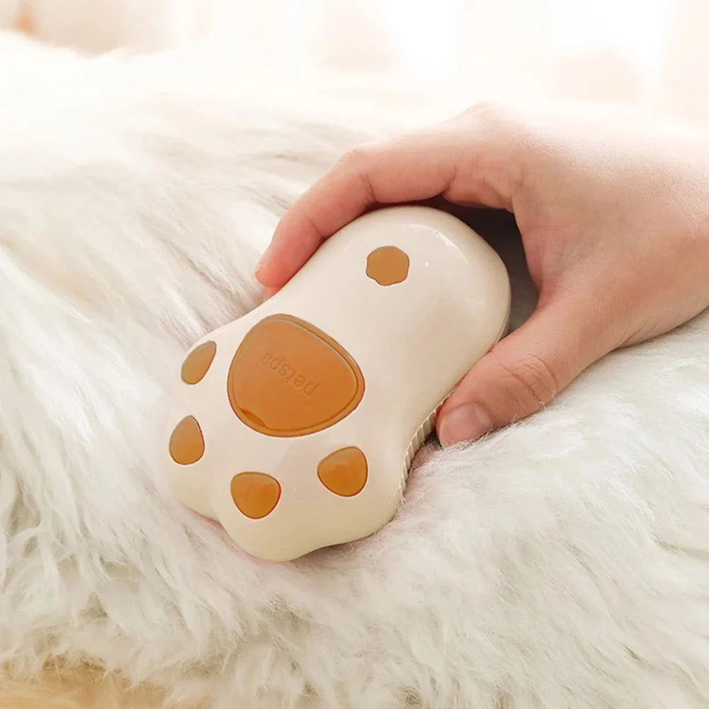 Electric Pet Grooming Steam Brush - 3-in-1 Water Spray Comb for Cats and Dogs, USB Rechargeable